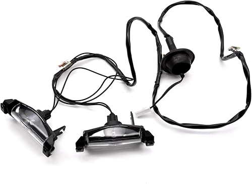 Miniatura 9 de 2 piezas de cubierta de lámpara de matrícula compatible con Mazda 2 20112012 2013 Mazda 3 2009 2010 2011 2012 2013 BS1E-51-274E