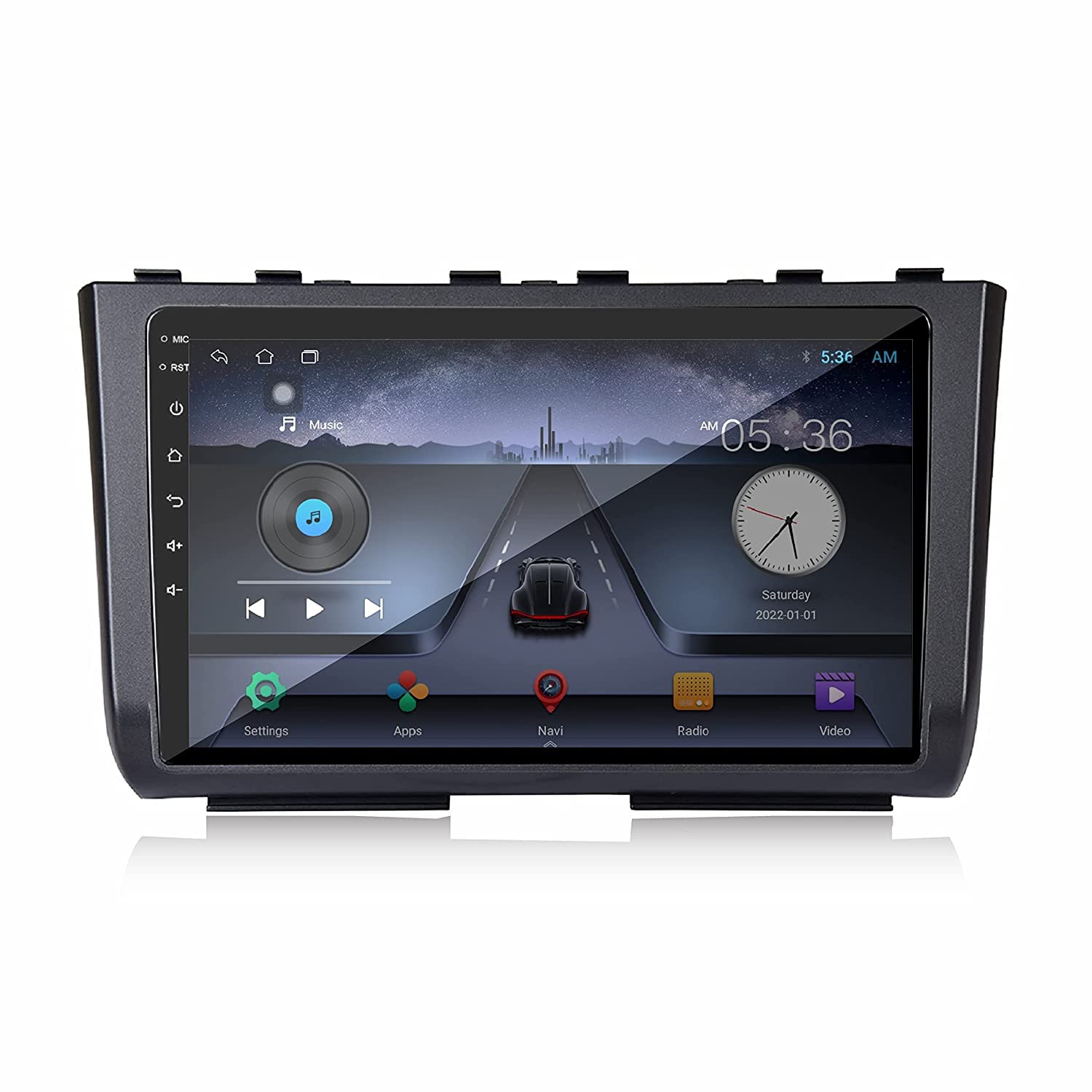 AUTO SNAP 9 Inches 22cm Android 12 Gorilla Glass Wireless Car Play IPS Display Car Stereo with 2GB RAM/32 GB ROM Android Auto Quad core IPS Capacitive Touch Panel with Gorilla Glass/WiFi/GPS/Steering Wheel Connectivity/BT Compatible Hyundai New Creta-image-29