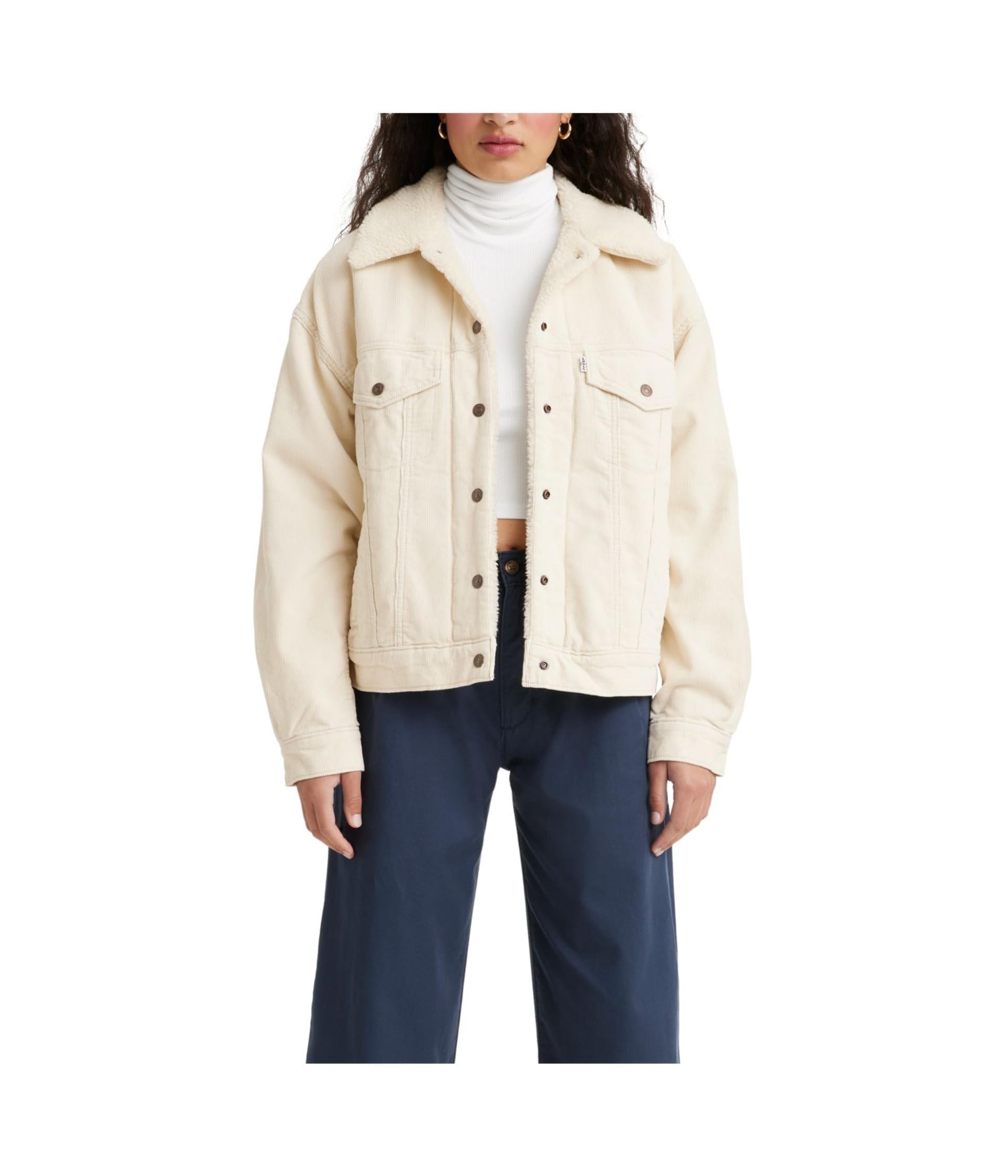 Levi's Women's 90s Sherpa Trucker Jacket (Standard and Plus)