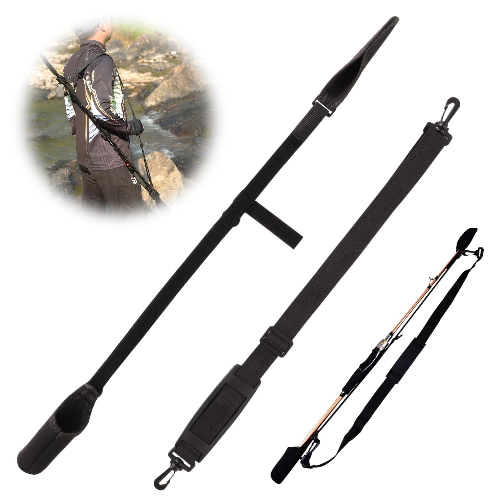 Protector de Caña de Pescar, Soporte para Caña de Pescar Funda Protectora para Carrete para Transporte Seguro y Protección Óptima, Accesorios de Pesca