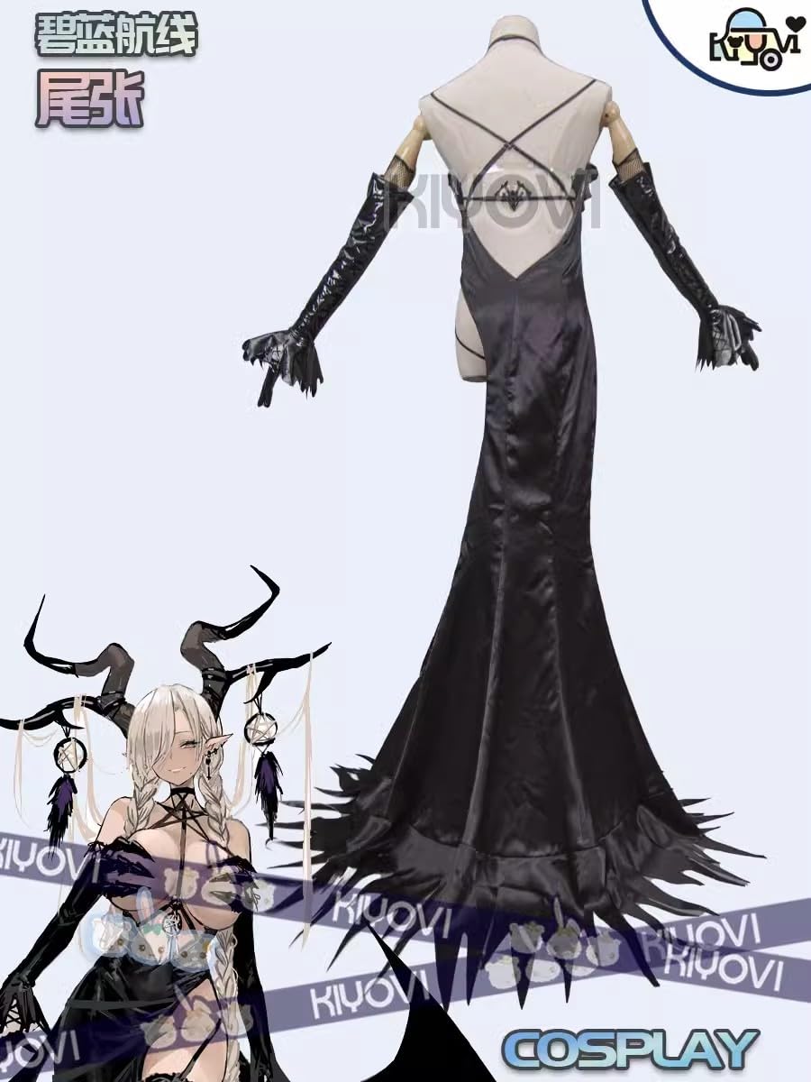 アズールレーン　尾張　コスプレ衣装フルセット　ウィッグ付き Amazon.co.jp: アズールレーン 尾張 コスプレ衣装(ウィッグ 靴別売り