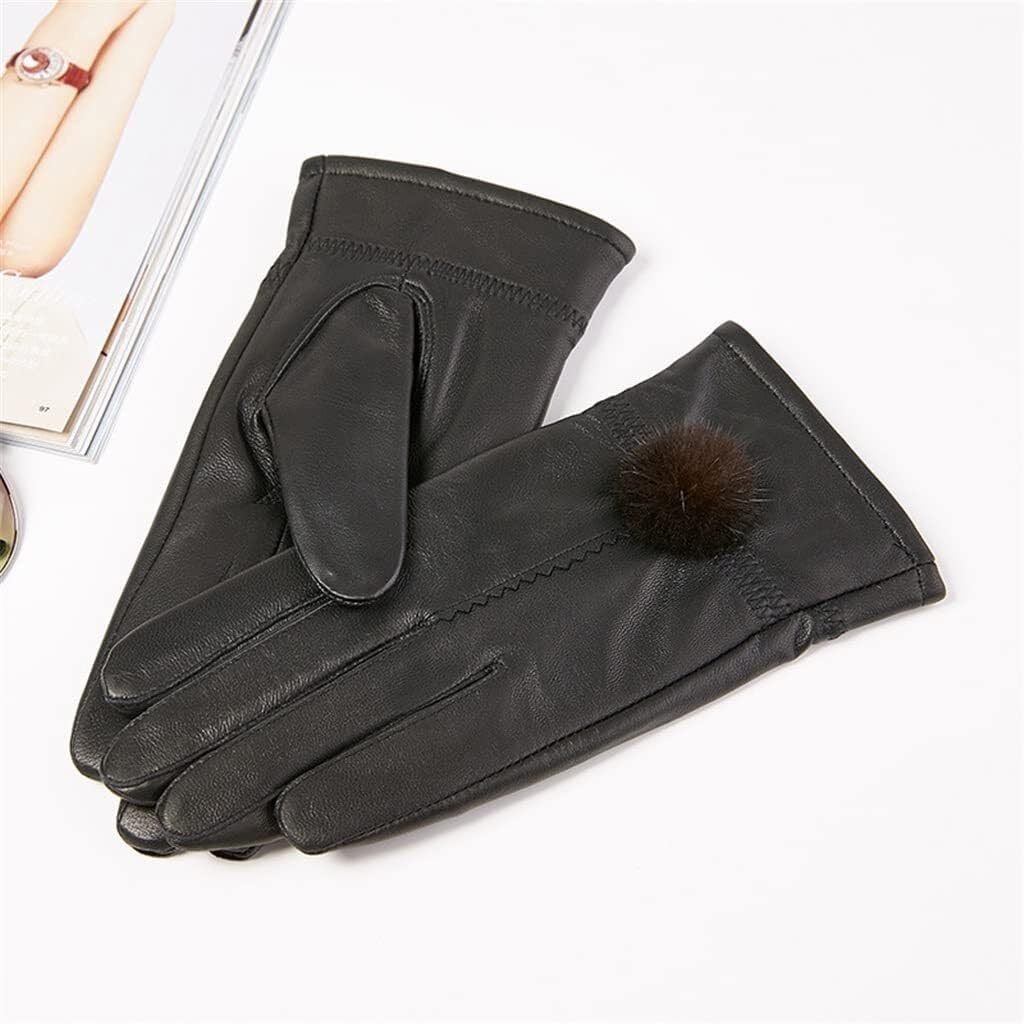 RUVOO Guantes Running Guantes De Invierno Conducción Al Aire Libre Montar Guantes Con Dedos Completos Guantes De Invierno Negros Guantes Deporte Hombre