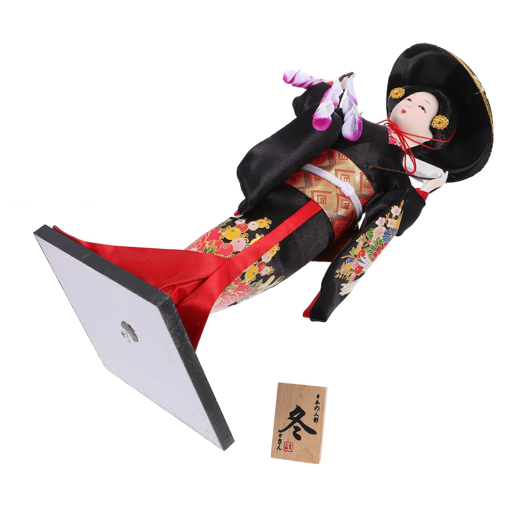 TOPBATHY 2 Pièces Poupée Geisha Japonaise Figurine de poupées Kimono poupée Kimono Traditionnelle Décoration de Table Japonaise de décoration Japonaise Ornement de Bureau