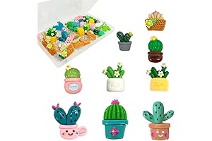 Delightful Cactus Push Pins: A Touch of Nature for Your Workspace