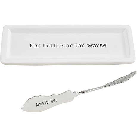 Circa Butter Dish and Spreader for the Dedicated Baker