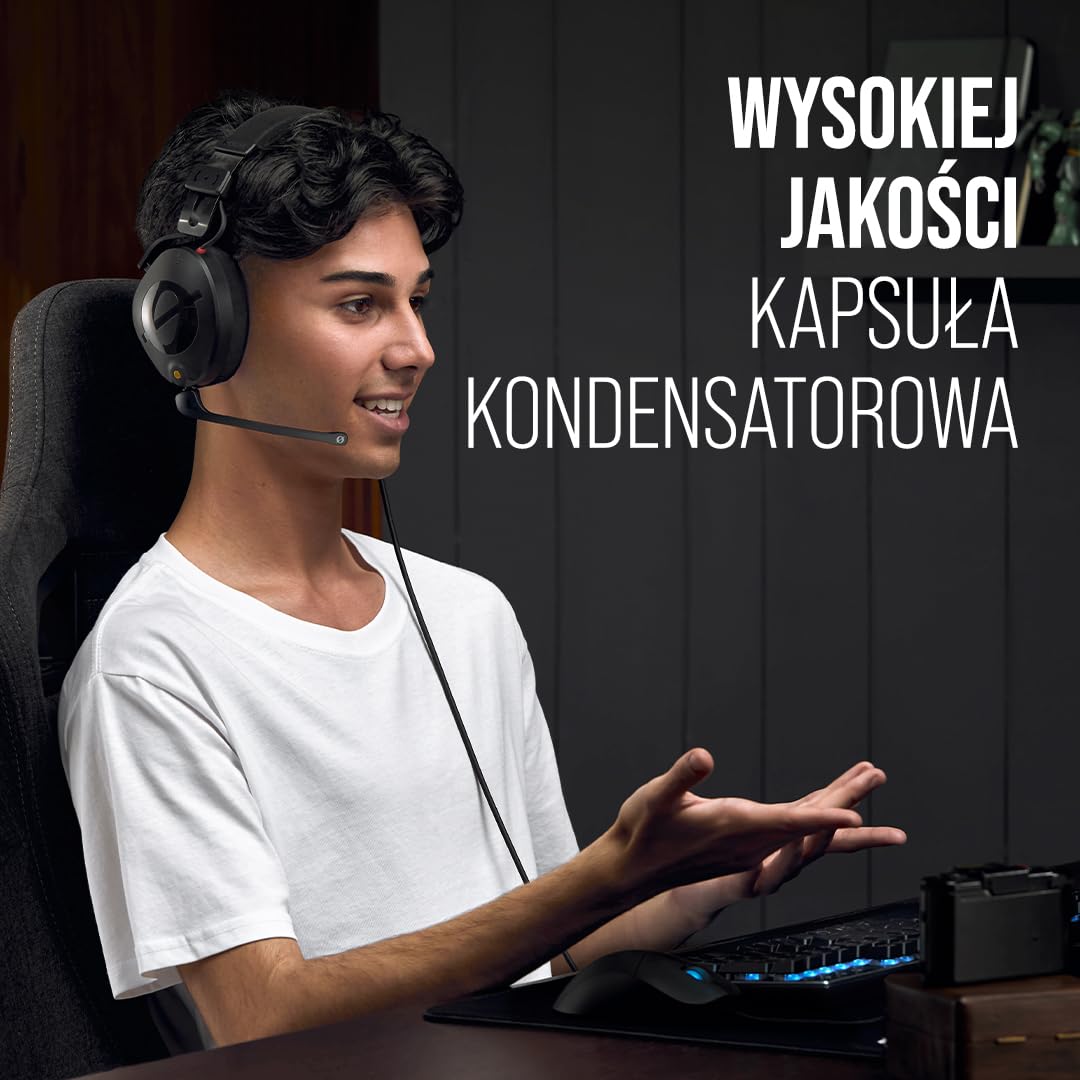 RØDE NTH-Mic Profesjonalny mikrofon słuchawkowy dla słuchawek NTH-100, dla mediów, transmisji, podcasting, tworzenia treści, streamingu, pracy z domu (czarny)