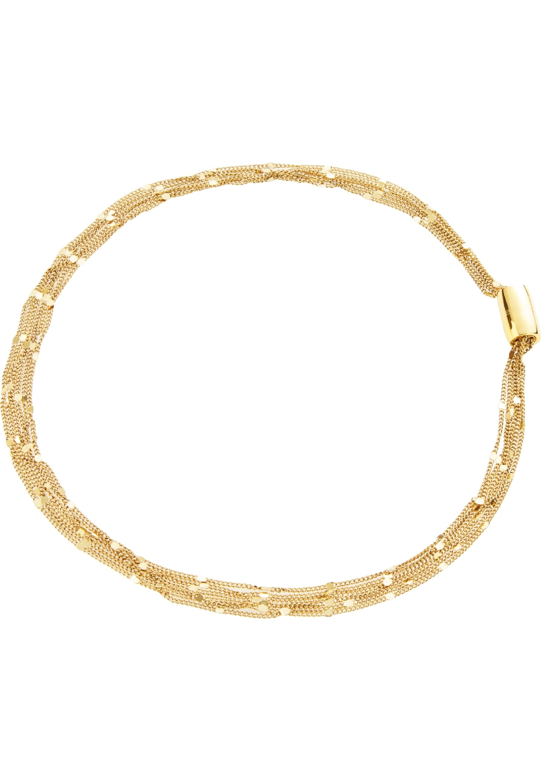 Collana Donna Girocollo Breil In Acciaio Lucido E Ip Gold Magnetica System - Verre Gioielli