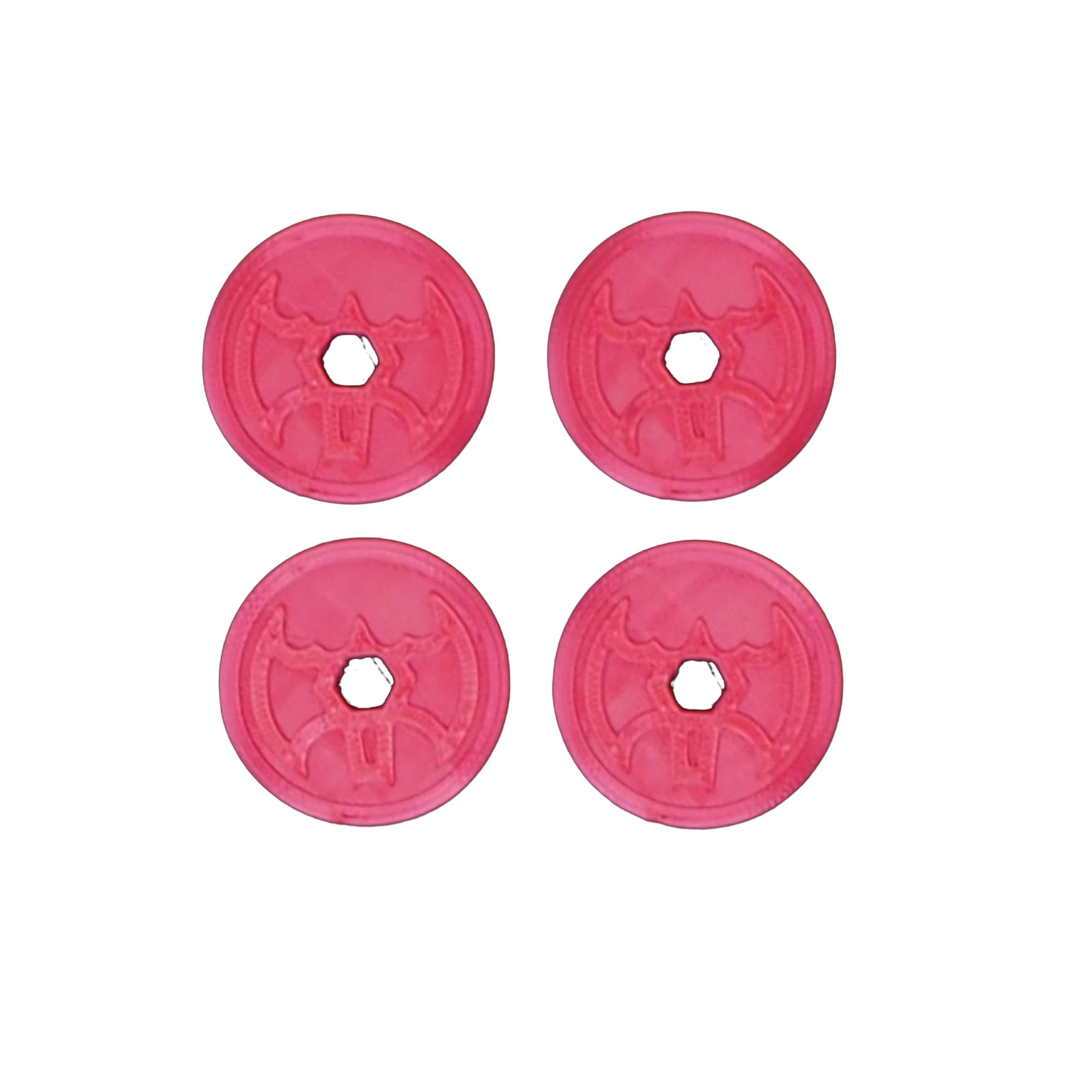 eTech4Us Set of 4 Pink Replacement Disc Part for Imaginext Batbot Bat-Tech - Image 2