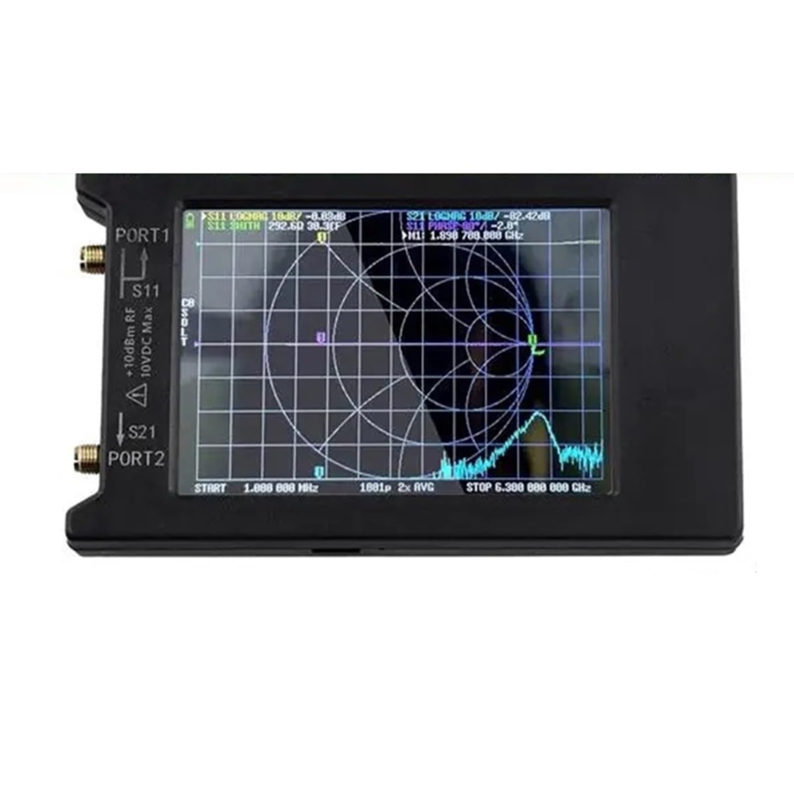 Spektrumanalysator, Premium-Neues Litevna-64 50 kHz – 6,3 GHz Litevna 4-Zoll-Touchscreen-Vektornetzwerkanalysator UHF-Antennenanalysator-Update von Nanovna