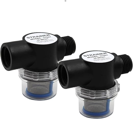SEAFLO 51S01 Strainer - 1/2" NPSM Inlet/Outlet (02-Pack)