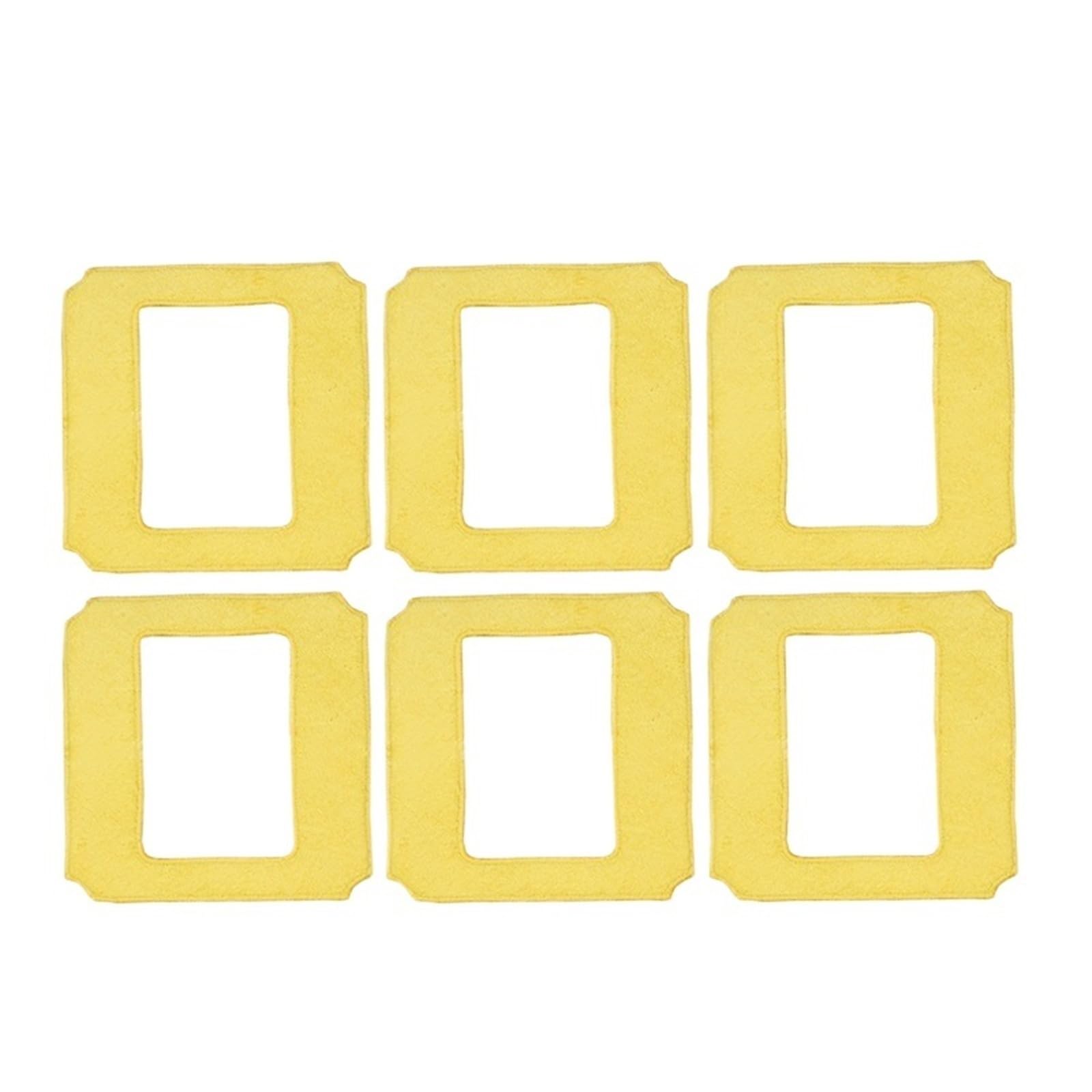 Salviette For Robot Lavavetri, Panni Quadrati, Salviette For La Pulizia Delle Finestre, Compatibili Con Purerobo, Accessori Di Ricambio For Aspirapolvere WS3 WS8S WS3S(6pcs)