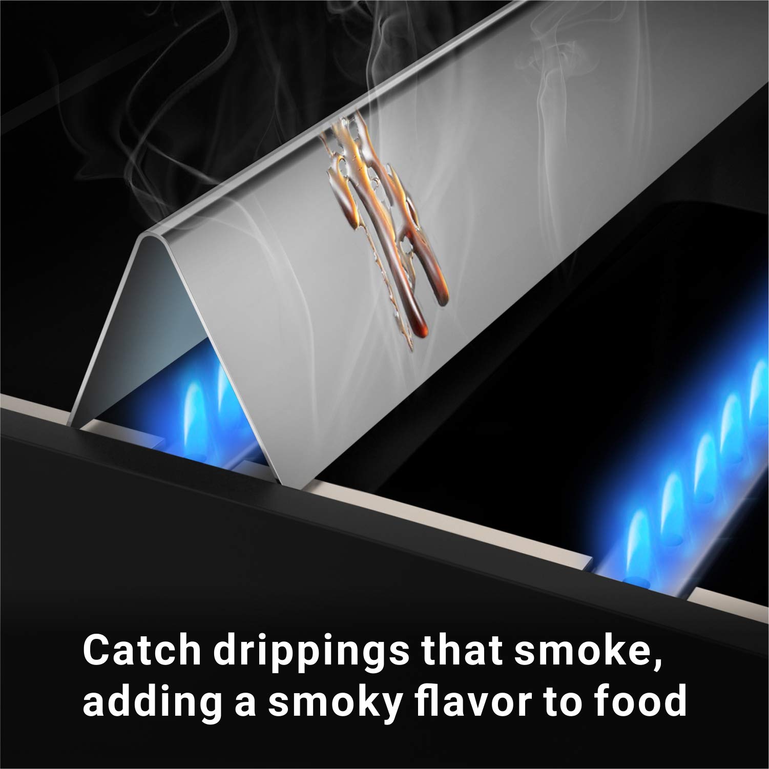 DcYourHome 7620 Flavorizer Bars for er Genesis 300, E310 E330 EP330