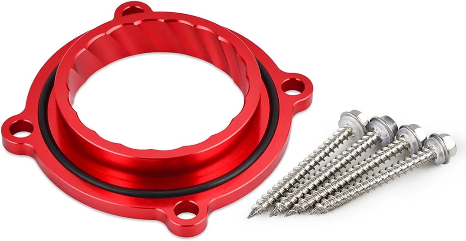 Throttle Body Spacer Compatible with Je-ep Wrang-ler JK Compatible with Do-dge Challenger Charger Compatible with R-a-m 1500 Compatible with Chry-sler(Blue)
