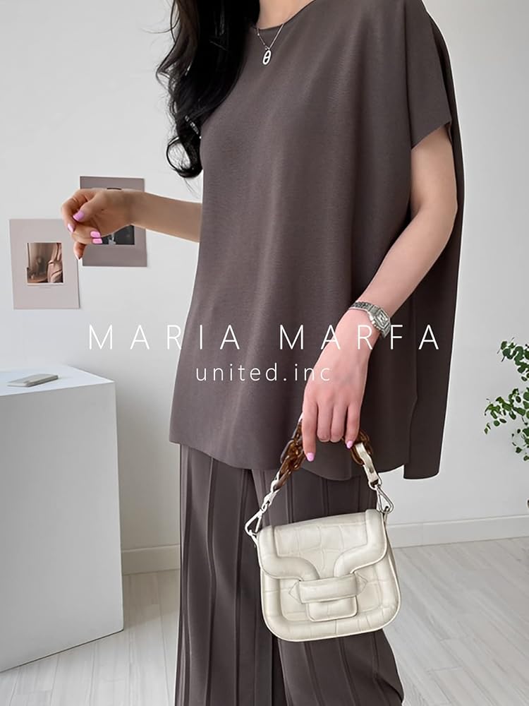 美品 マルニ バンブー柄 フレンチスリーブトップス イタリア製 大きいサイズ WEB限定】〈洗濯機可能〉ドット 花柄 サイド プリーツ フレンチ