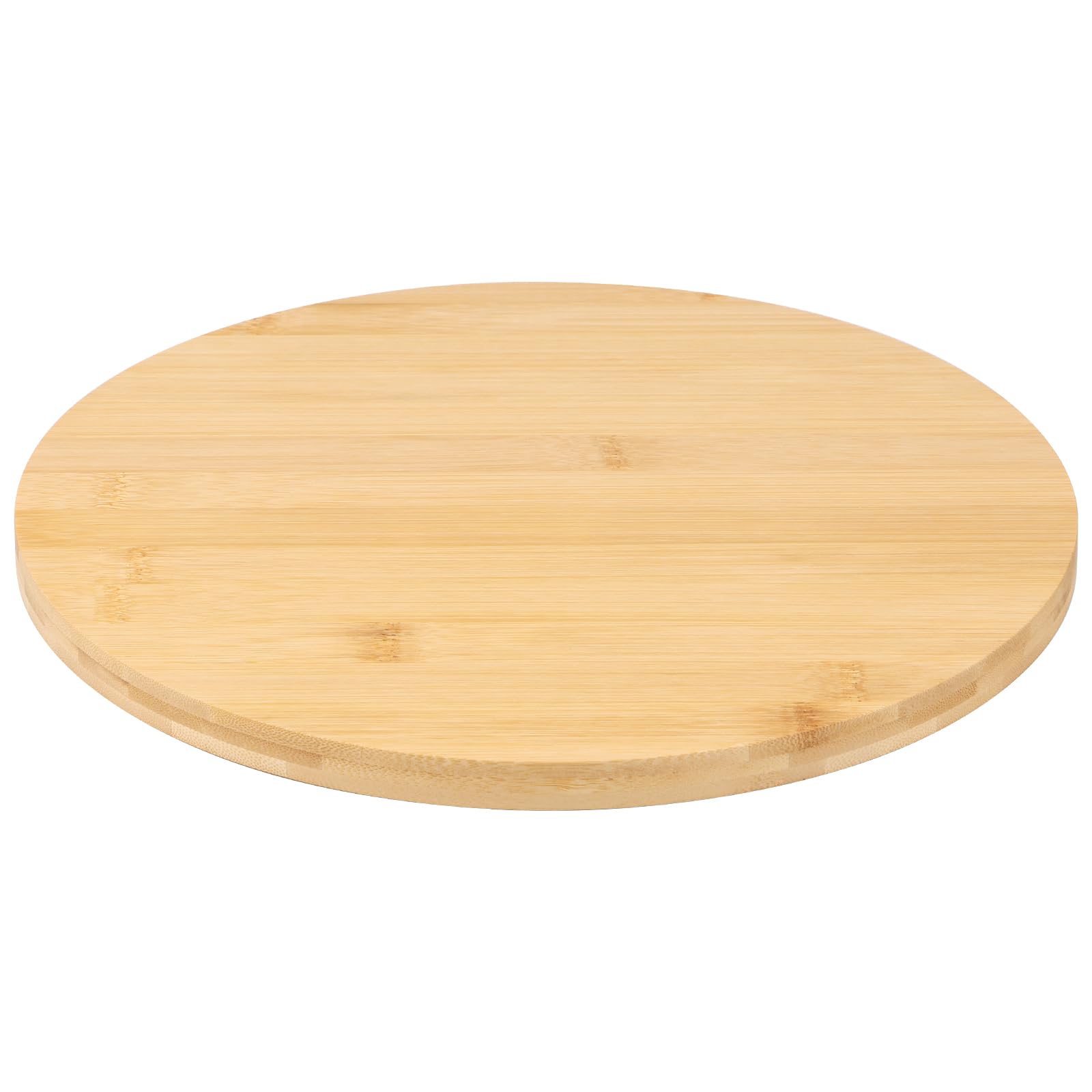 Bamboo Lazy Susan Turntable 30cm,Rotating Serving Plate for Kitchen Countertop Condiment Organizer Round Lazy Susan Organizer for Serving Food, Cheese, Desserts & Organizing Items