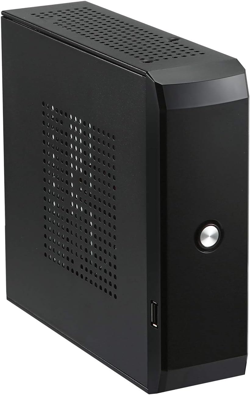 0.6mm SECC Mini ITX Black Chassis (01)
