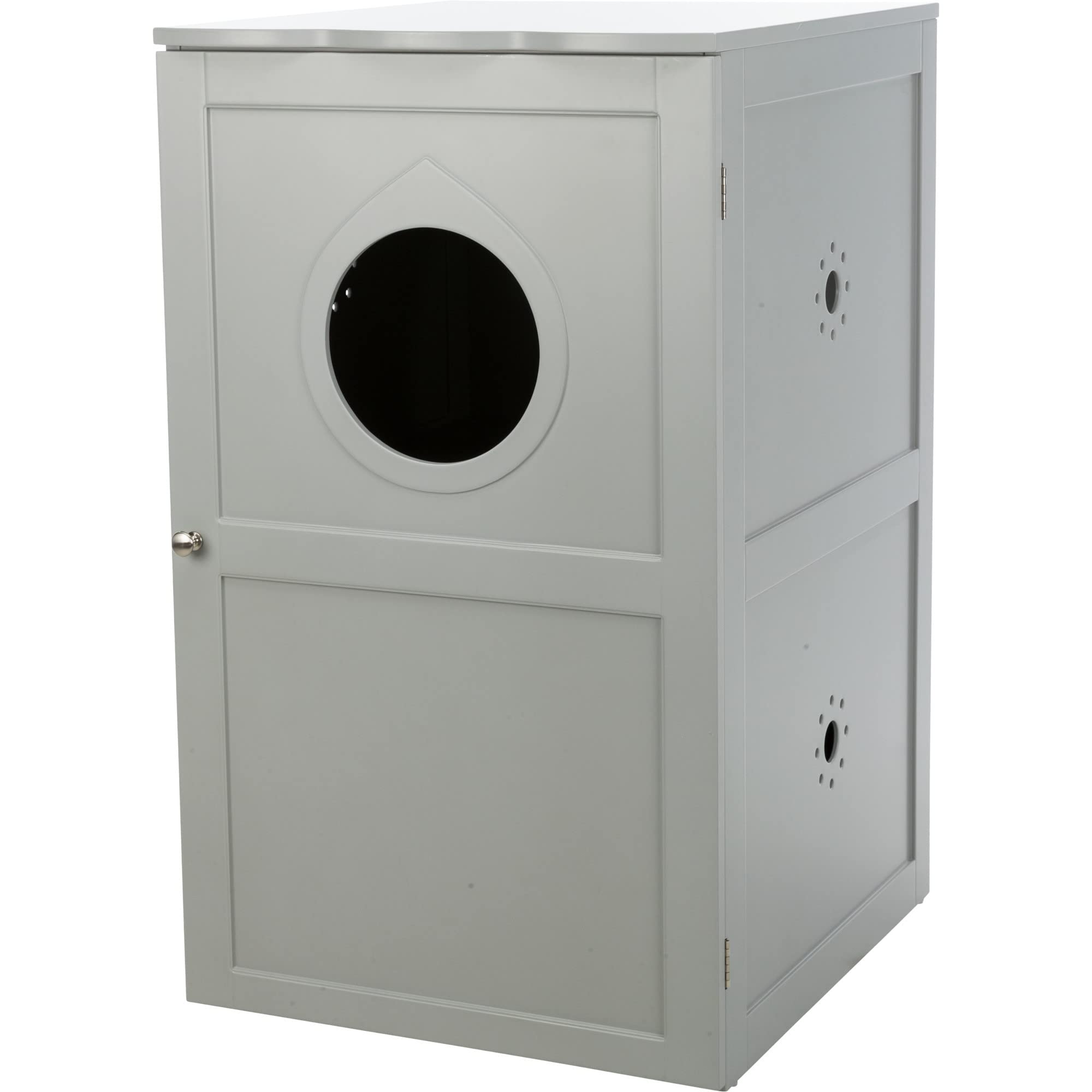 TRIXIE 2Story Furniture Style Litter Box Enclosure and Pet Home