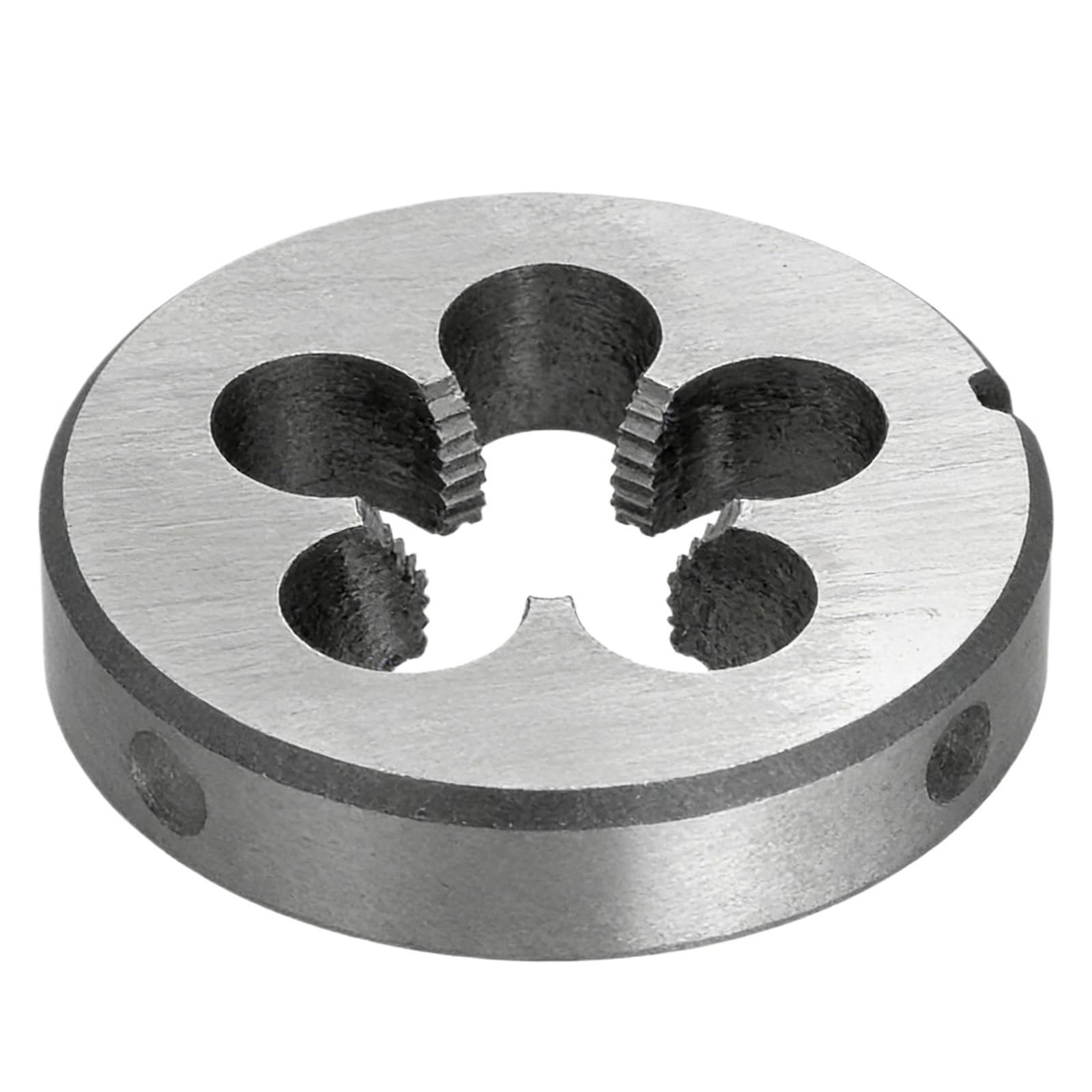 Juego de machos de roscar y troqueles redondos for máquina métrica M19x0,5, herramientas de roscado a mano derecha HSS for mecanizado de metales