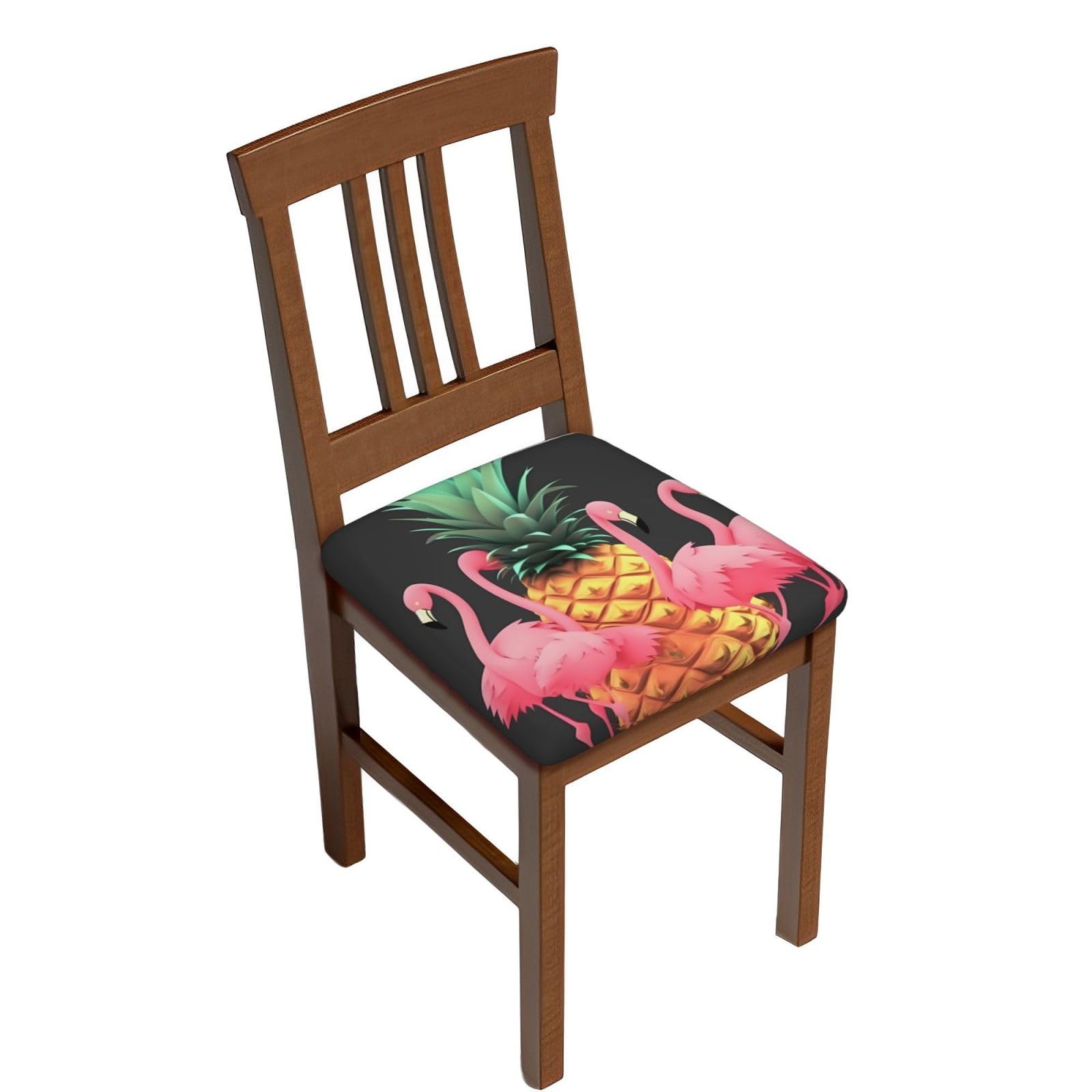 Housse de tabouret de bar lot de 6 housses de chaise carrée lavable
