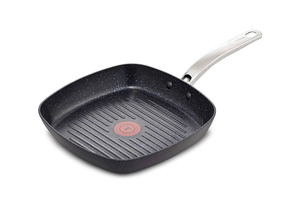 T-Fal Sapphire 26cm Square Grill Pan G1041354 : Amazon.ca