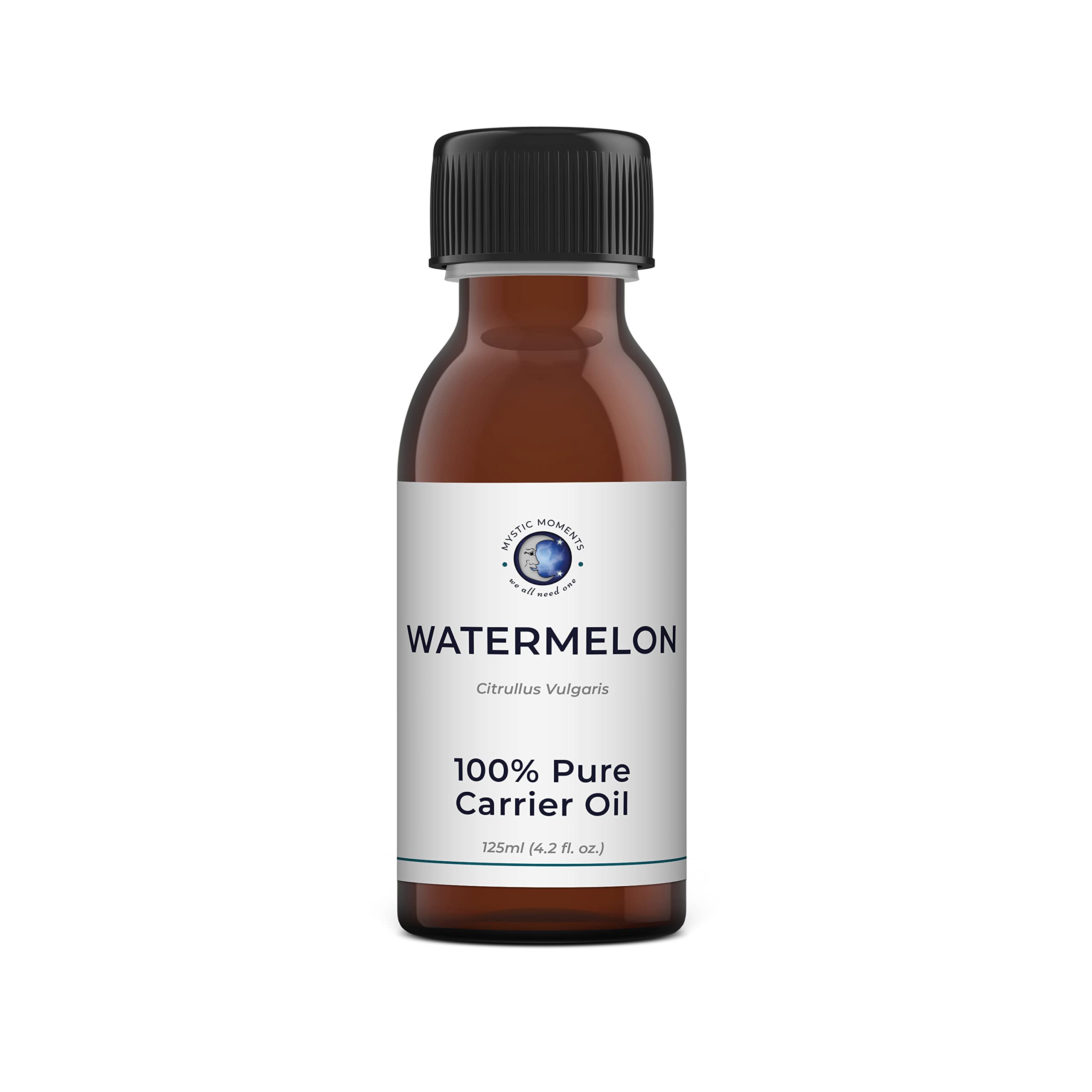 Mystic Moments | Watermelon Carrier Oil - 125ml - Pure & Natural Oil Perfect for Hair, Face, Nails, Aromatherapy, Massage and Oil Dilution Vegan GMO Free