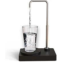 Desk Water Dispenser- Intelligent Desktop Water Bottle, Automatic Water Pump for Universal Bottle Water Dispenser USB Charging Jug Pump for Home, Office, Outdoor (Black)