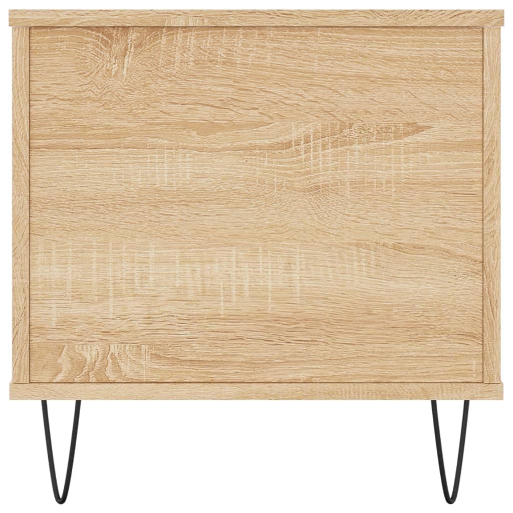 Homgoday Tavolino da caffè in rovere Sonoma, 90 x 44,5 x 45 cm, in legno ingegnerizzato, tavolino da tè per soggiorno, sala d'accoglienza degli ospiti, camera da letto e ufficio, mobili tipo 2