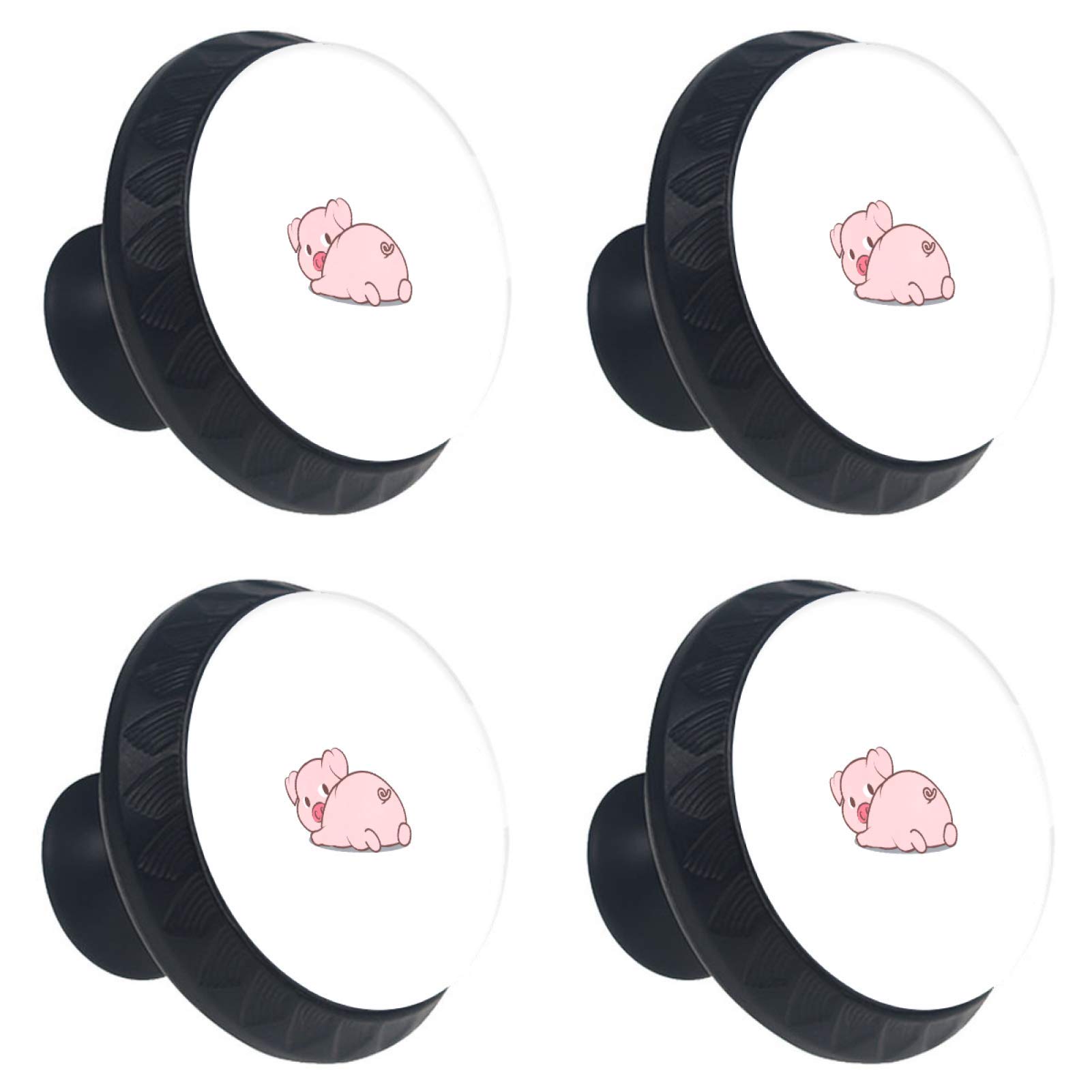 Boutons de tiroir en cristal 30mm prise en main facile lot de 4 pour commode