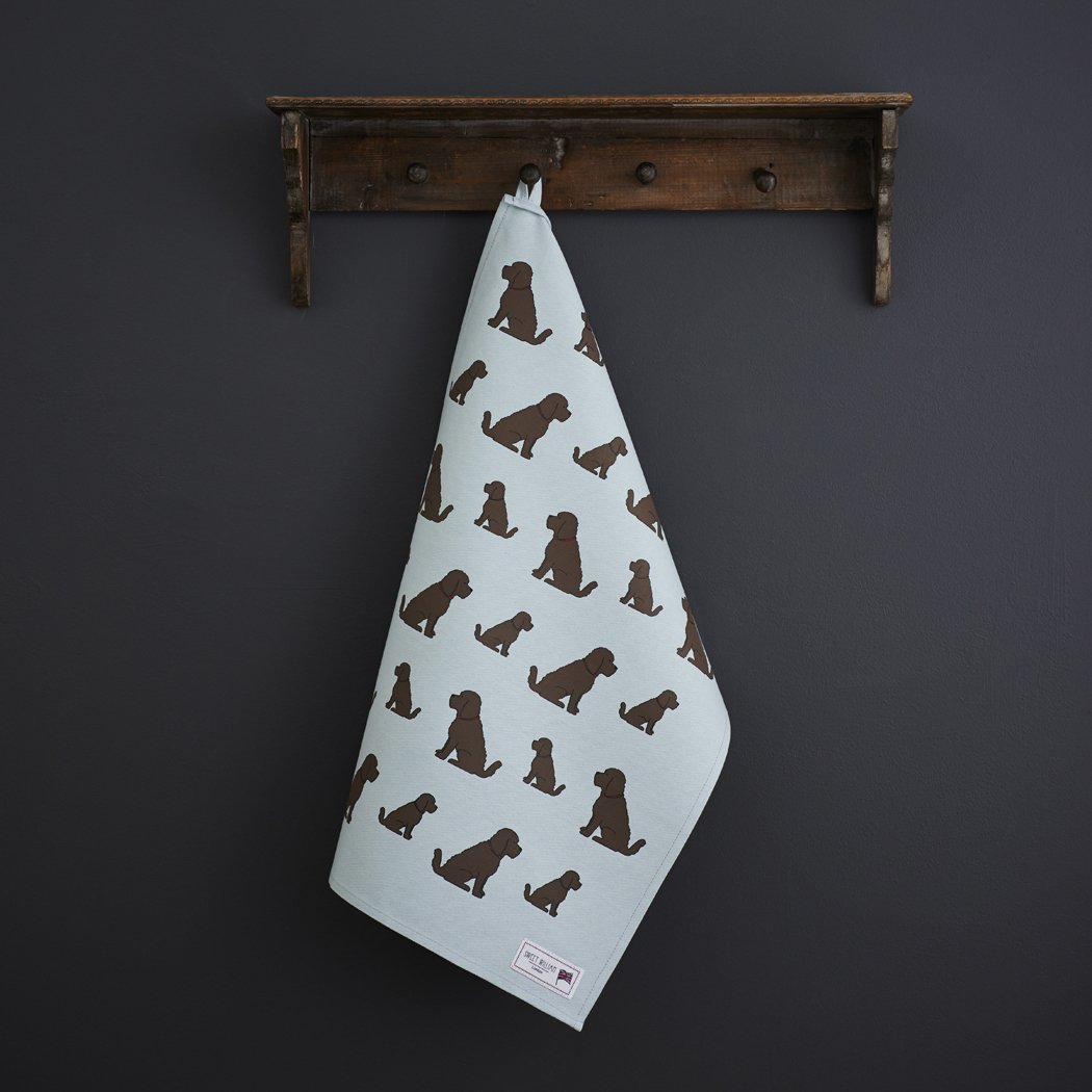 Sweet William Multicolour Cockapoo Tea Towel