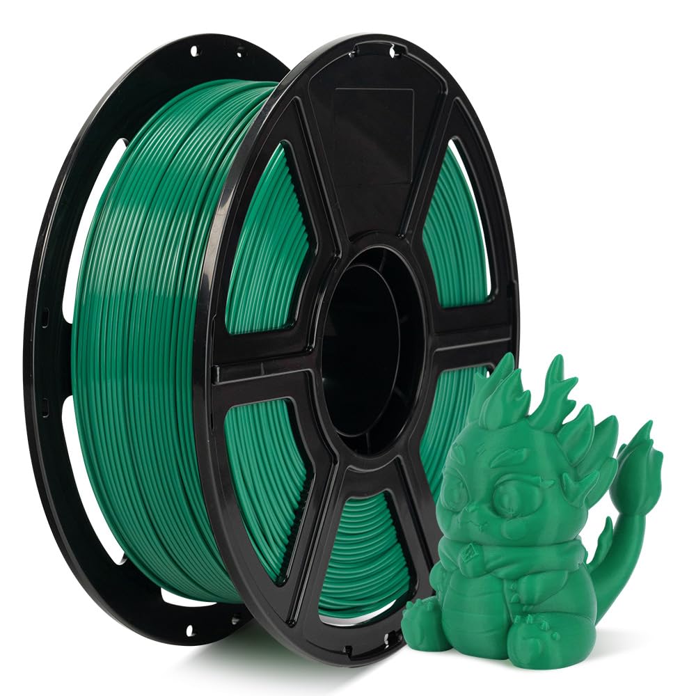 FLASHFORGE Filamento PLA ad alta velocità 1,75 mm, stampa fino a 8 volte più veloce, 500mm/s Filamento per stampante 3D ad alta stampa, filamento PLA rapido con alta qualità di stampa(Turquoise Green)