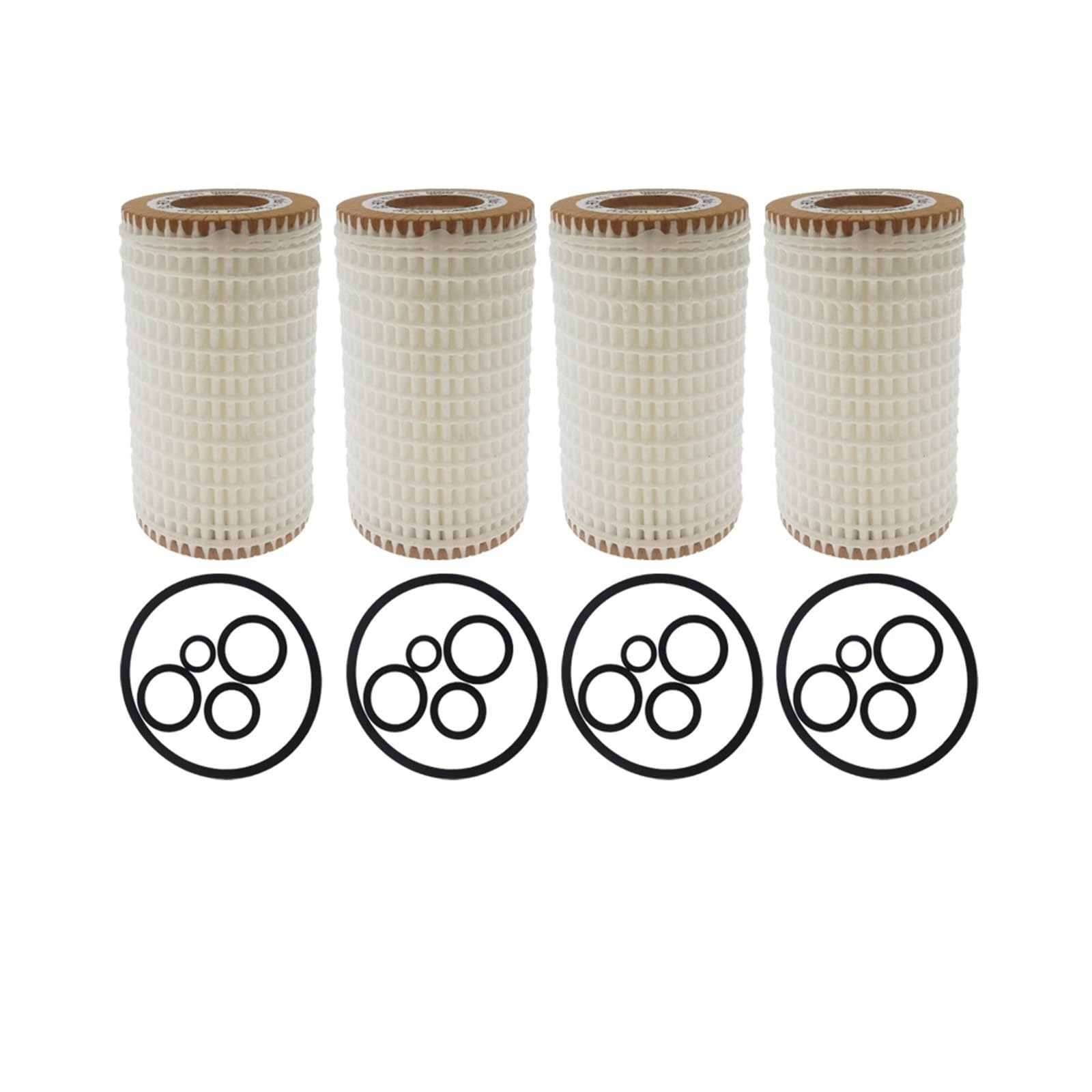 CLEUFWKO For E230/E280/E350 HU718/5X Oil Filter A0001802609(4 Pcs)