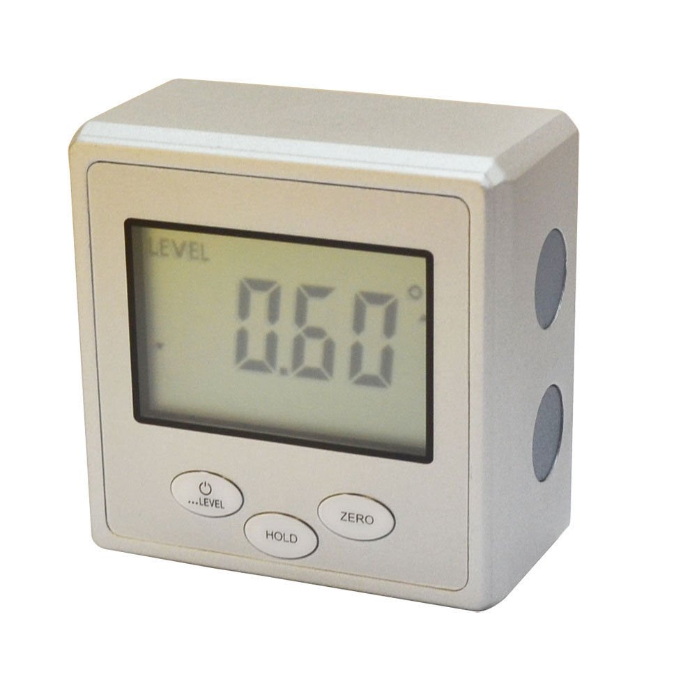 Gaging Digital Angle Cube Gauge Electronic Level Sensor Bevel Magnetic