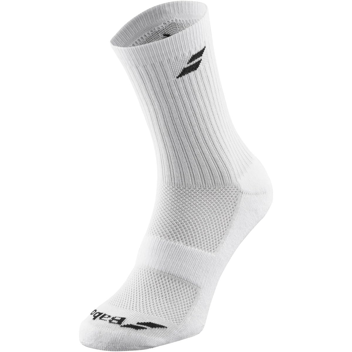 Babolat Men's White/White Half Socks 3 Pairs Eu 43-46