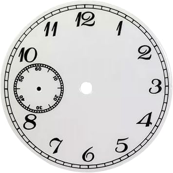Watch Digital Manual Dial + Hands 38.8mm Non Luminous Watch Face Suitable for ETA 6497 and ST3600 Movement