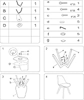 Vista 7 de CangLong Mid Century Modern DSW - Silla auxiliar con patas de madera para cocina, sala de estar, comedor, juego de 4, color gris