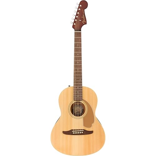 Fender Sonoran Mini Acoustic Guitar, with 2-Year Warranty, Natural, Rosewood Fingerboard, with Gig Bag
