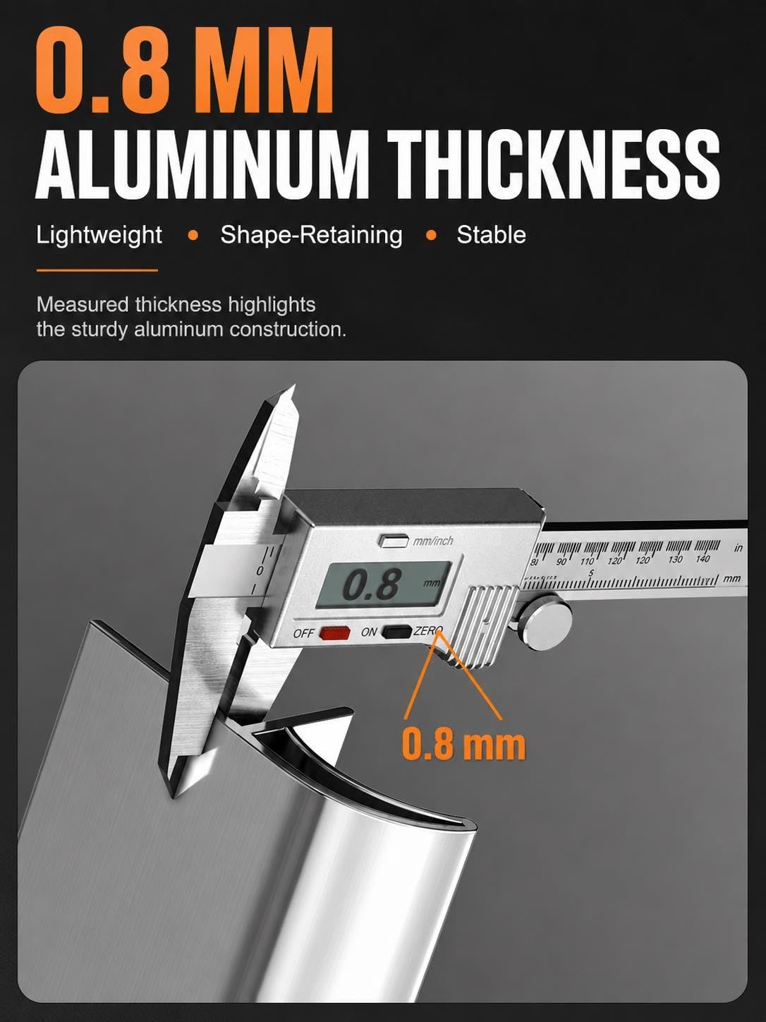 Aluminium Tropfkantenprofil 30mm mit Lichtkanal, Regenwasserabweiser