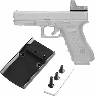 Reflex Sight Plate Base Mount Compatible with Glock Pistol RMR VISM Red Dot Sight - HIGOO