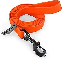 Vista 18 de Wolfone Correa larga negra de 5 pies – Correa de entrenamiento impermeable para perros, para recordar, nadar, acampar, playa, caza, caminar
