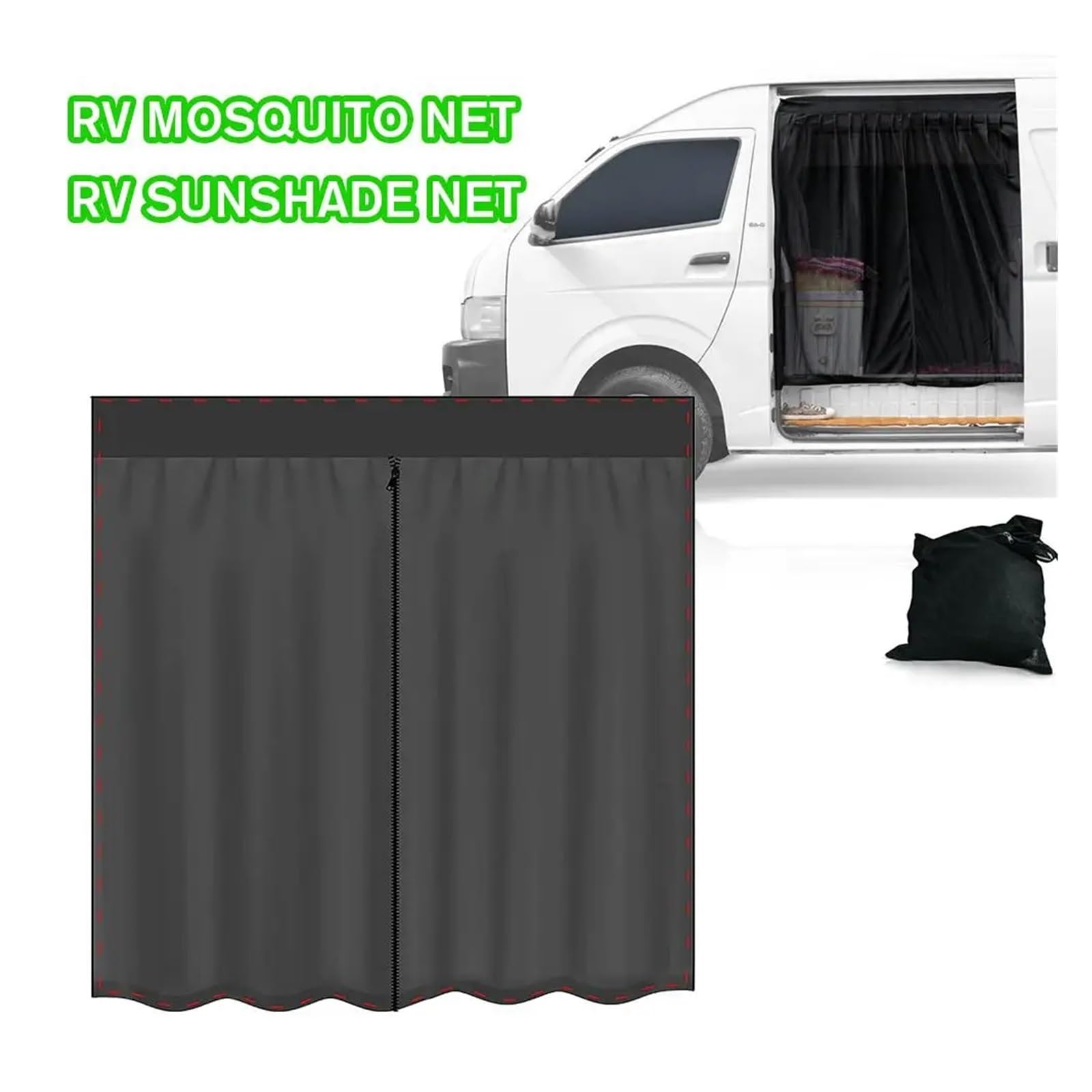 Rideau Voiture Rideau Pare-Soleil magnétique Universel for fourgonnette et Camping-Car(130 * 100)