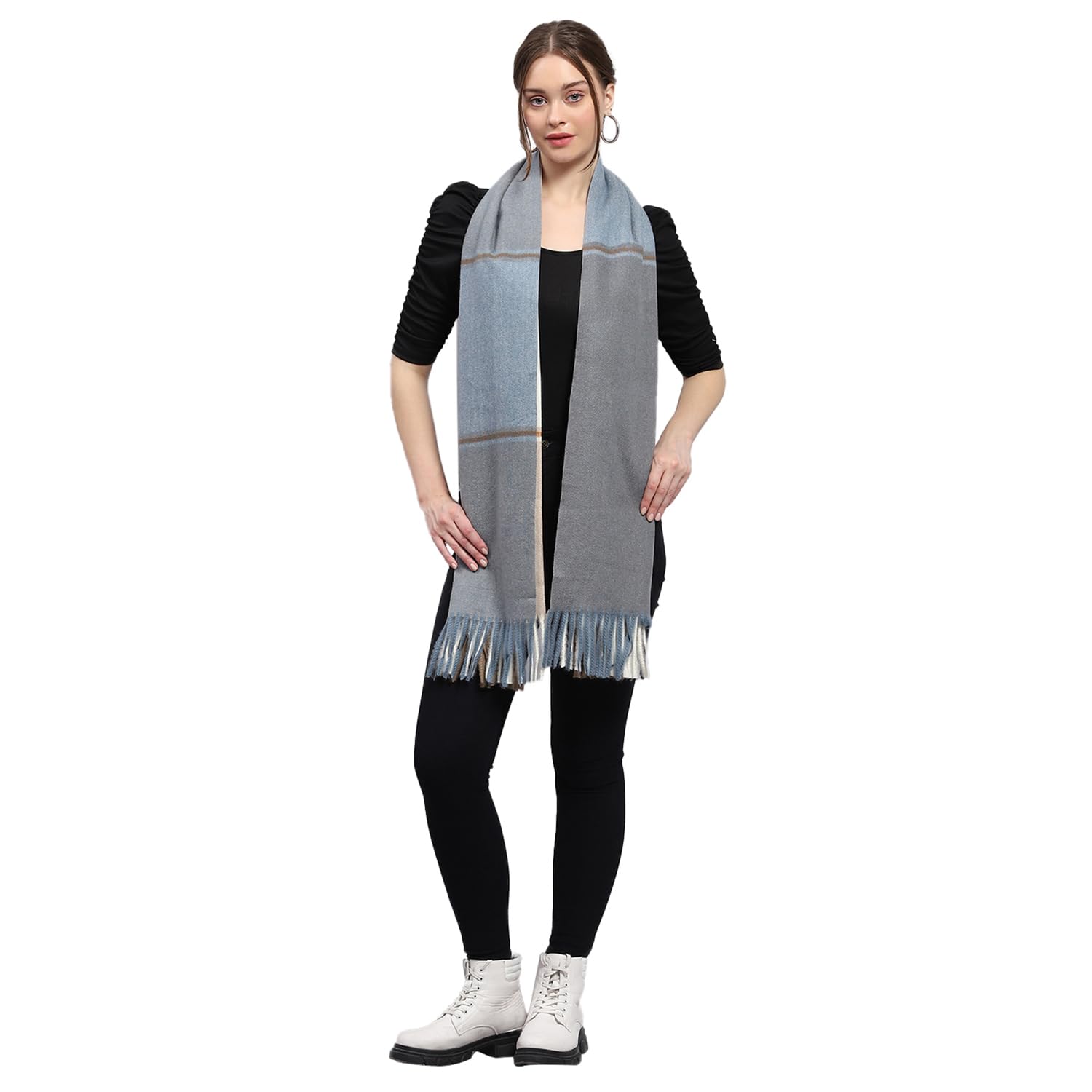 monte carlo Womens Solid Stole (224STL4522)-picture-31