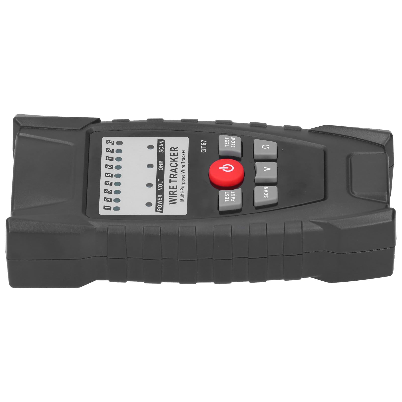 Lokalizator linii kablowej GT67 Wielofunkcyjny RJ11 RJ45 Lokalizator kabli z latarką Profesjonalne narzędzie elektryków Materiał ABS Przenośna konstrukcja