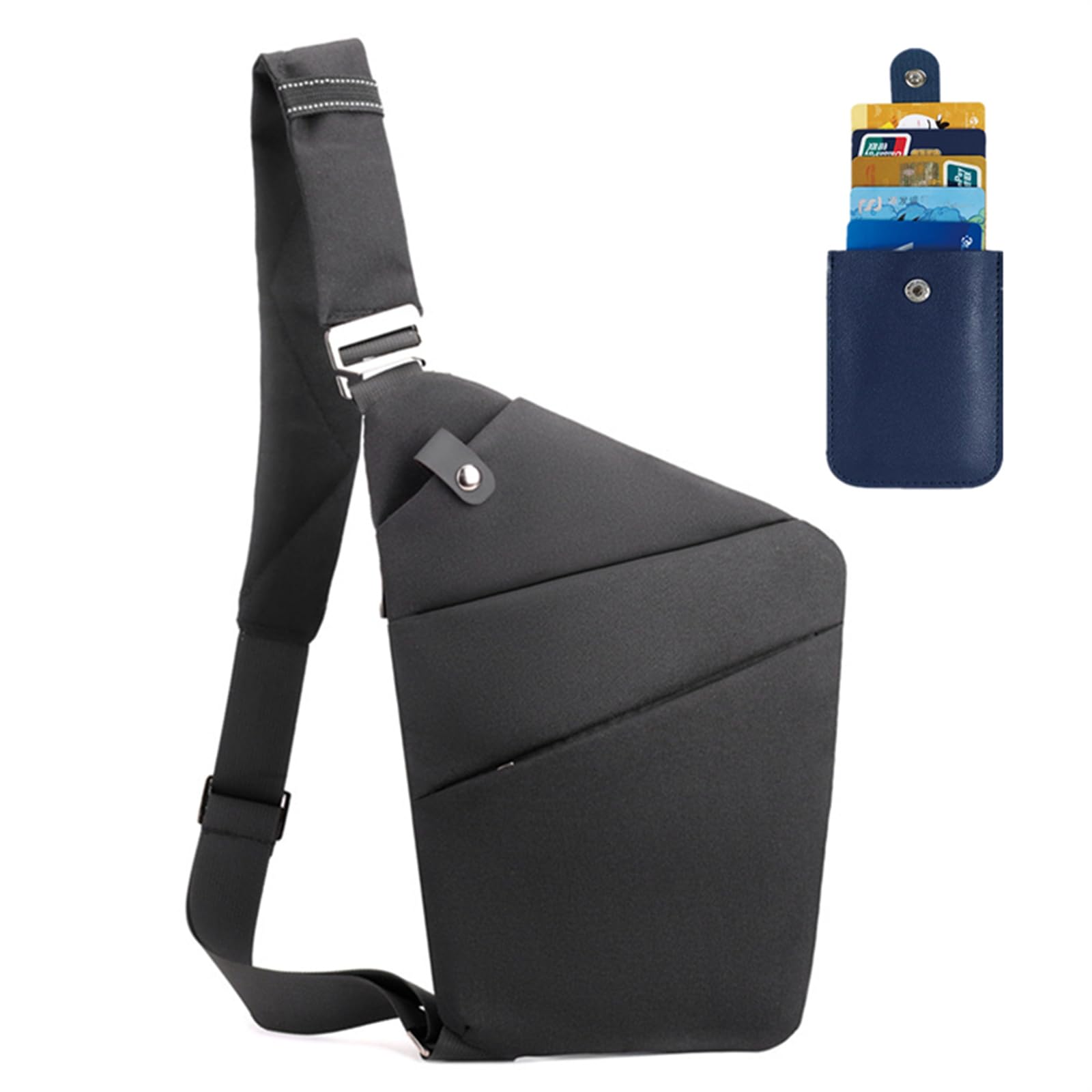 Slim Carry, The Slim Carry Sling Bag, Anti Theft Crossbody Bag Travel Personal Flex Bag for Men Women