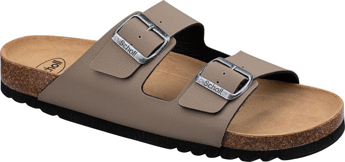 Scholl Dr Julien SandaleHomme, Taupe, 7.5 UK