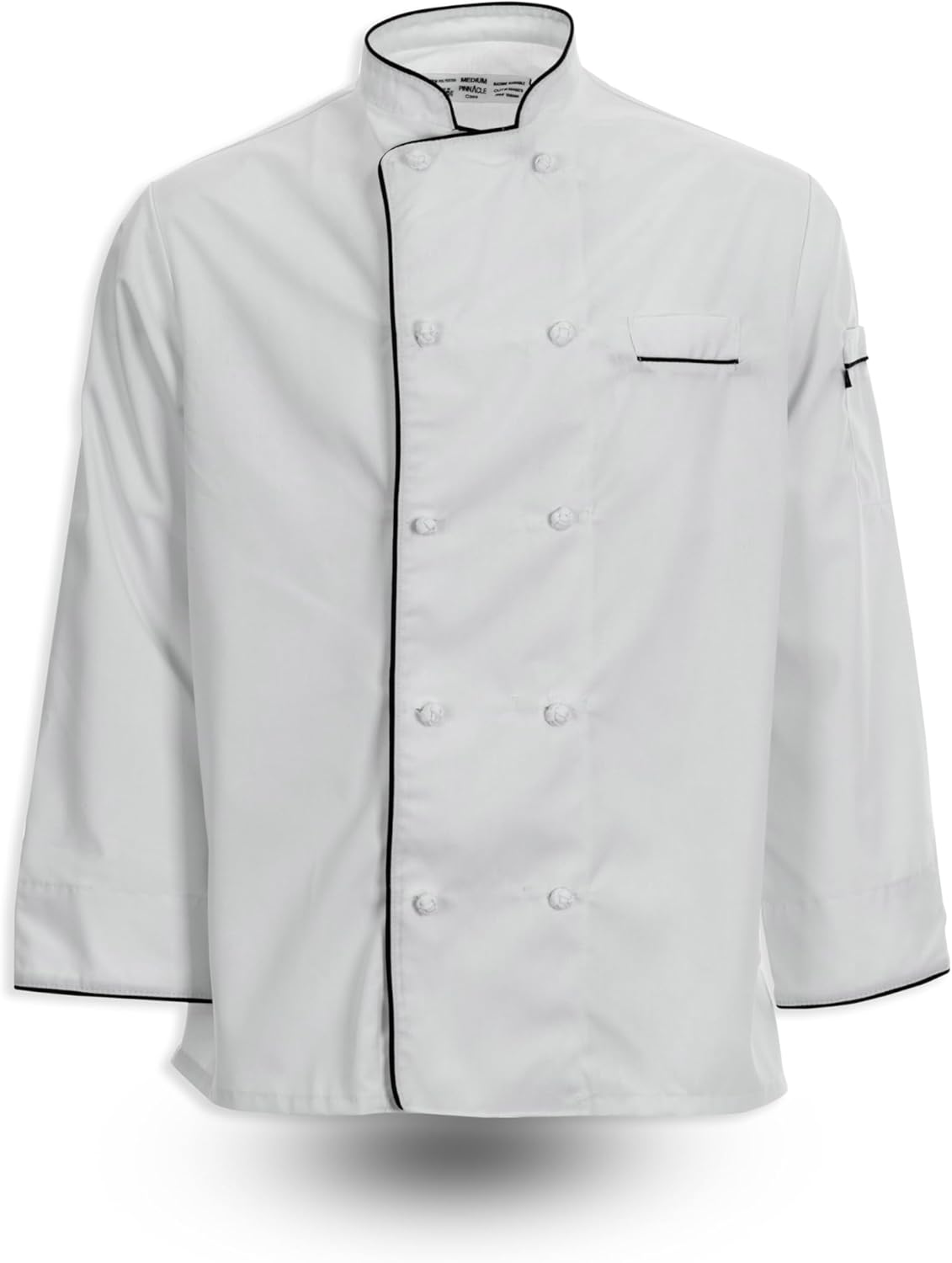 100% MVS Spun Polyester Master Chef Coat Long Sleeve C355