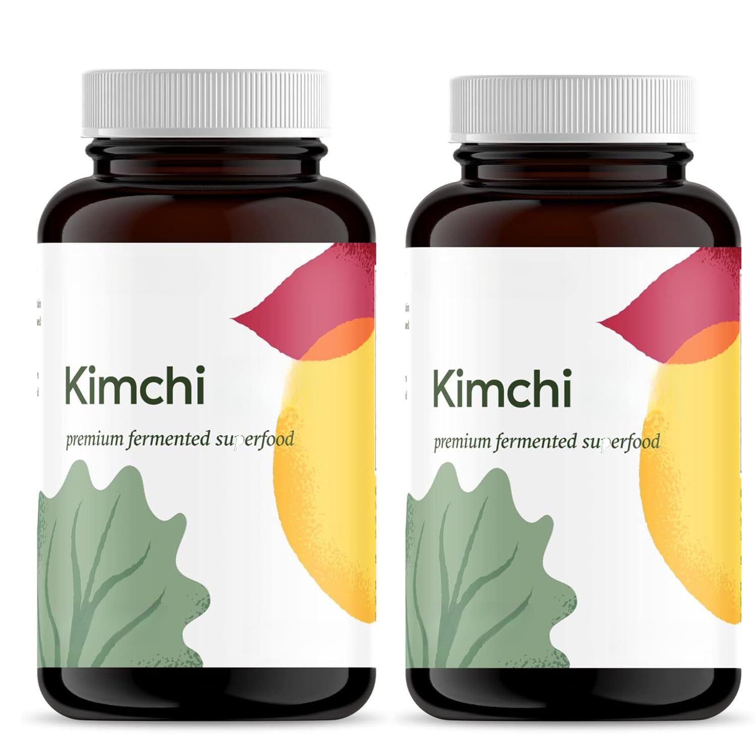 Complexe de poudre de kimchi, avec probiotiques et enzymes, 2 pcs | équilibrer la microflore intestinale ; stimuler l'absorption des nutriments; aider la fonction digestive