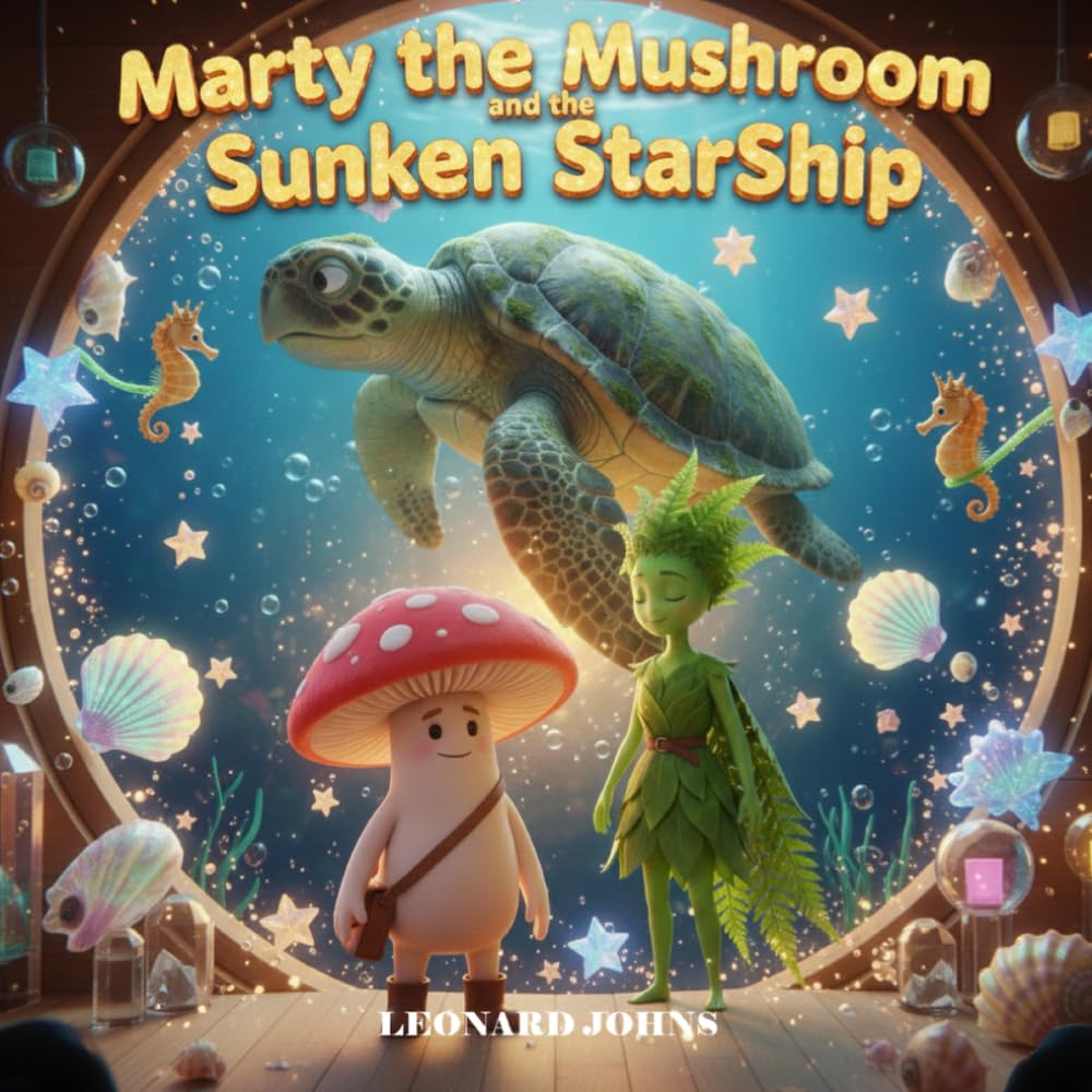 Marty the Mushroom and the Sunken StarShip: A Whimsical Underwater Adventure for Brave Explorers (Marty the Mushroom Series of Books)