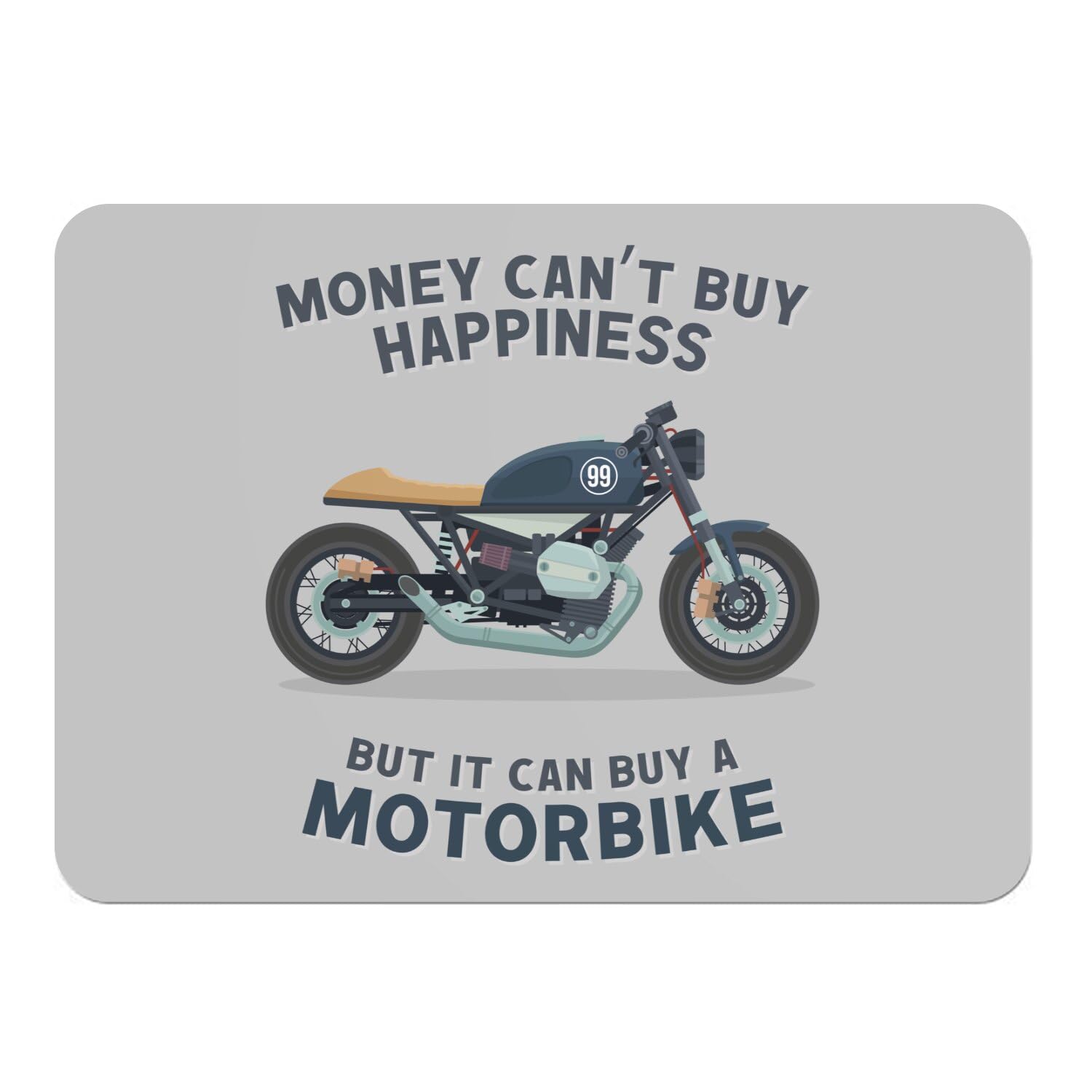 Set de table moto sport résistant aux taches avec dessous en liège pour repas sans stress