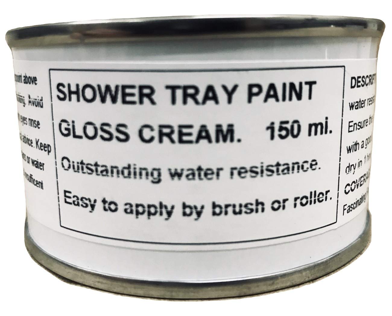 Fascinating Finishes Ltd 1 x 150ml Cream Gloss Shower Tray Paint