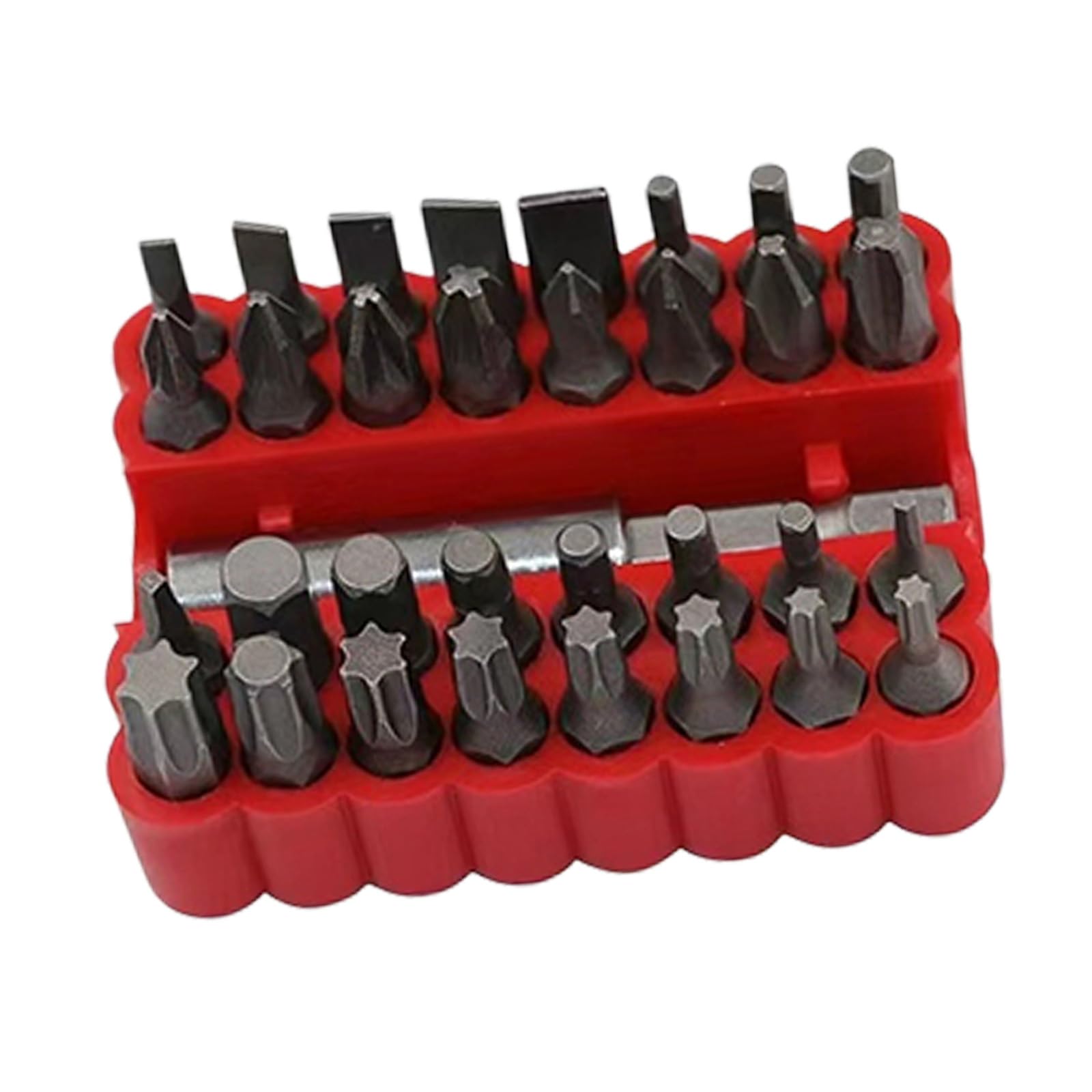 Fromceo A Multipurpose 33Pcs Screwdriver Bit Collection Hard Lloy Steel Home Repair Equipment For Fastening Tasks Hollow Screwdriver Bit